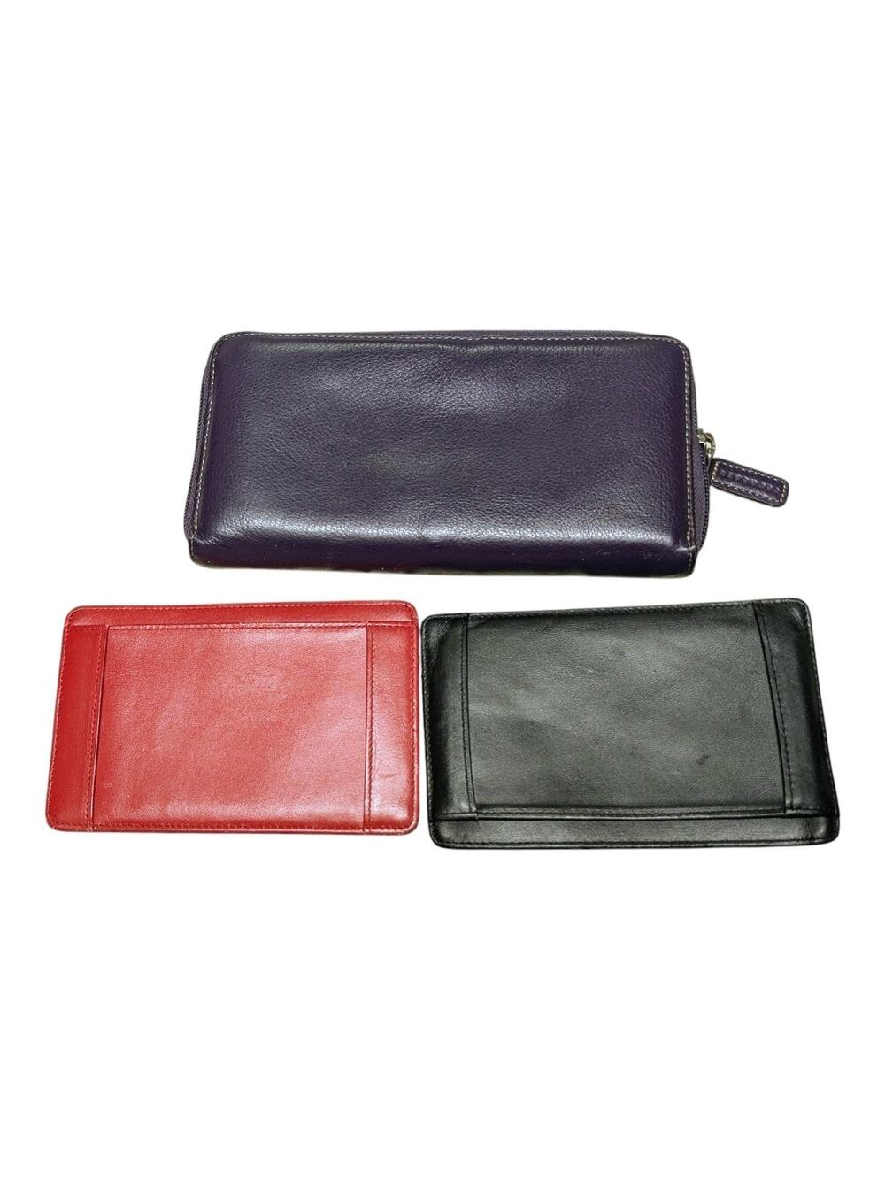 Levenger Fine Leather Travel Wallet Card Bundle